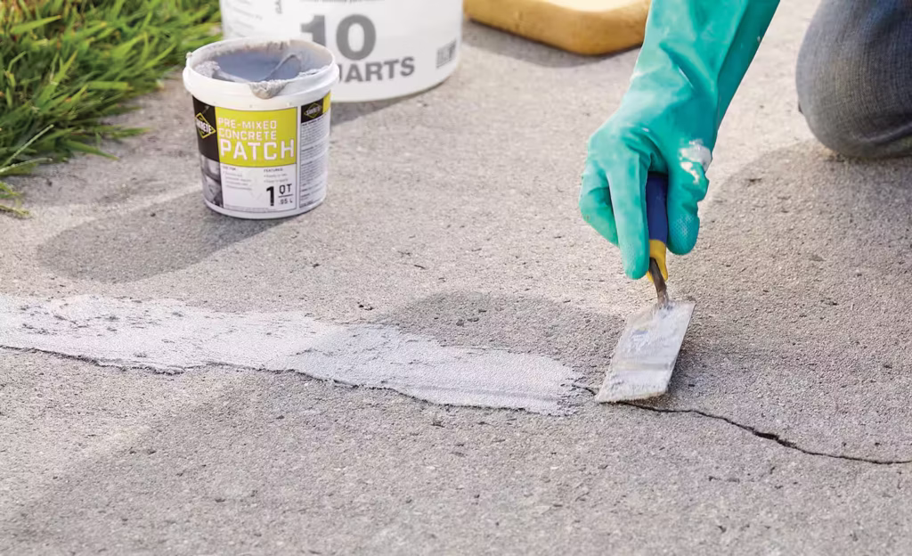 Cracked Concrete Repair